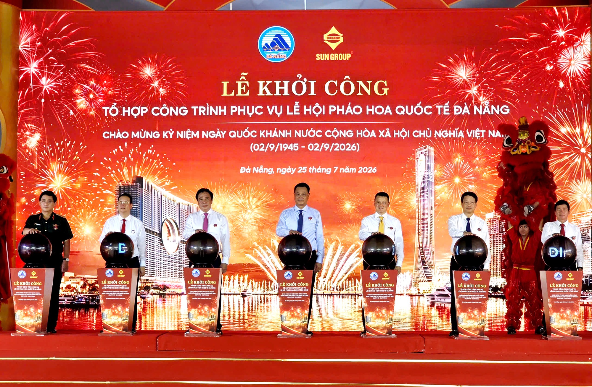 Đà Nẵng khởi công Tổ hợp công trình phục vụ Lễ hội pháo hoa quốc tế DIFF- Ảnh 1.
