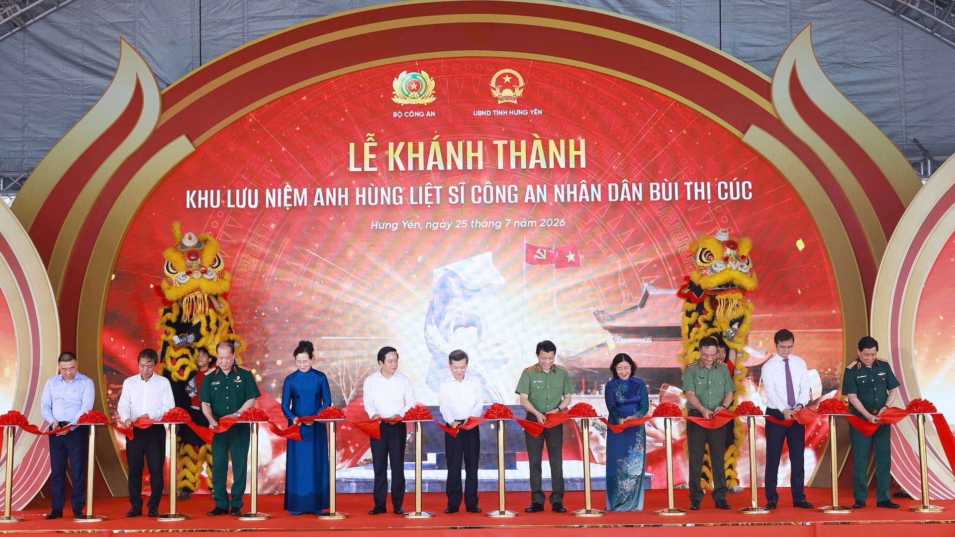 Khánh thành Khu lưu niệm Anh hùng liệt sĩ Công an nhân dân Bùi Thị Cúc- Ảnh 1.