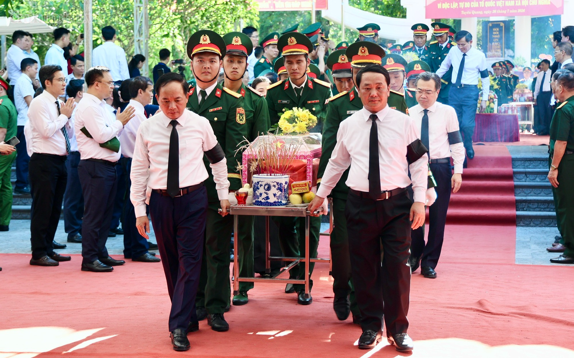 Lễ viếng, lễ truy điệu và an táng 34 hài cốt liệt sĩ tại Nghĩa trang Liệt sĩ Vị Xuyên