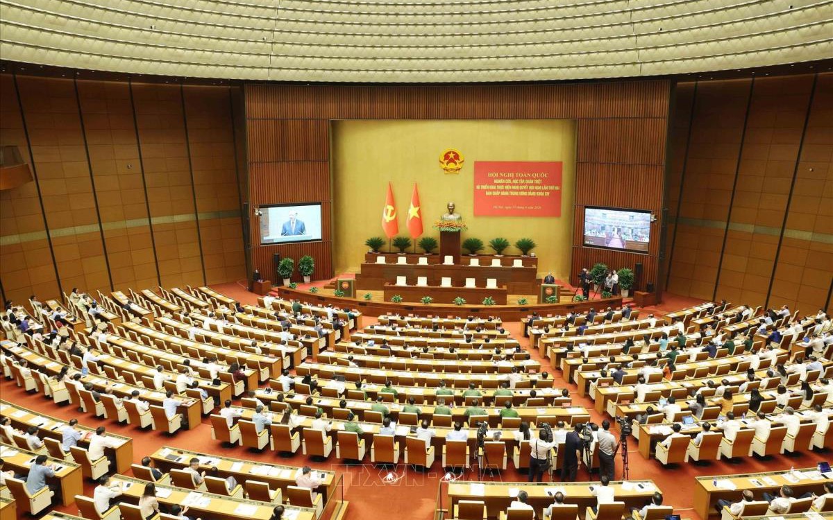 SÁNG NAY: Hội nghị toàn quốc quán triệt và triển khai thực hiện Nghị quyết Hội nghị Trung ương 3
