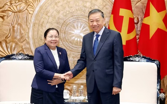 Tổng Bí thư, Chủ tịch nước Tô Lâm tiếp Trưởng Ban Tổ chức Trung ương Lào