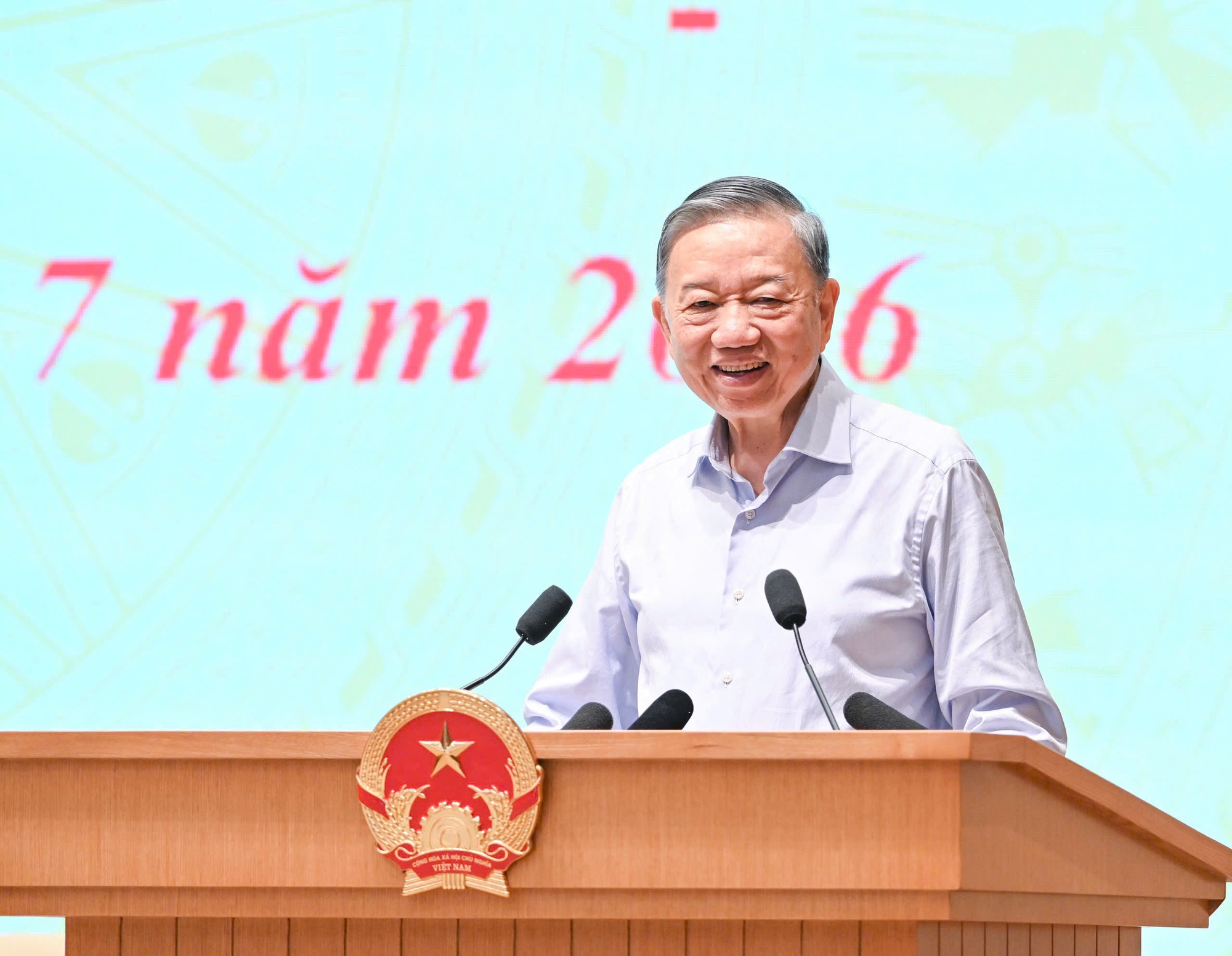 Toàn văn phát biểu chỉ đạo của Tổng Bí thư, Chủ tịch nước Tô Lâm tại phiên họp Chính phủ thường kỳ tháng 6/2026 và Hội nghị trực tuyến Chính phủ với các địa phương- Ảnh 3.