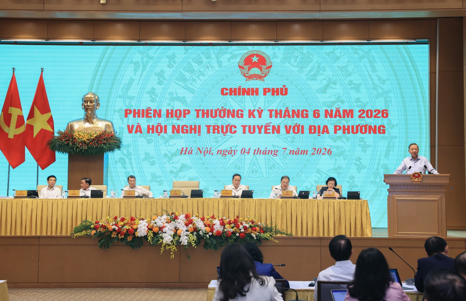Toàn văn phát biểu chỉ đạo của Tổng Bí thư, Chủ tịch nước Tô Lâm tại phiên họp Chính phủ thường kỳ tháng 6/2026 và Hội nghị trực tuyến Chính phủ với các địa phương- Ảnh 4.