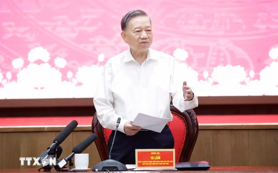 Tổng Bí thư, Chủ tịch nước Tô Lâm: Hà Nội phải tăng trưởng nhanh hơn, chất lượng phát triển phải tốt hơn