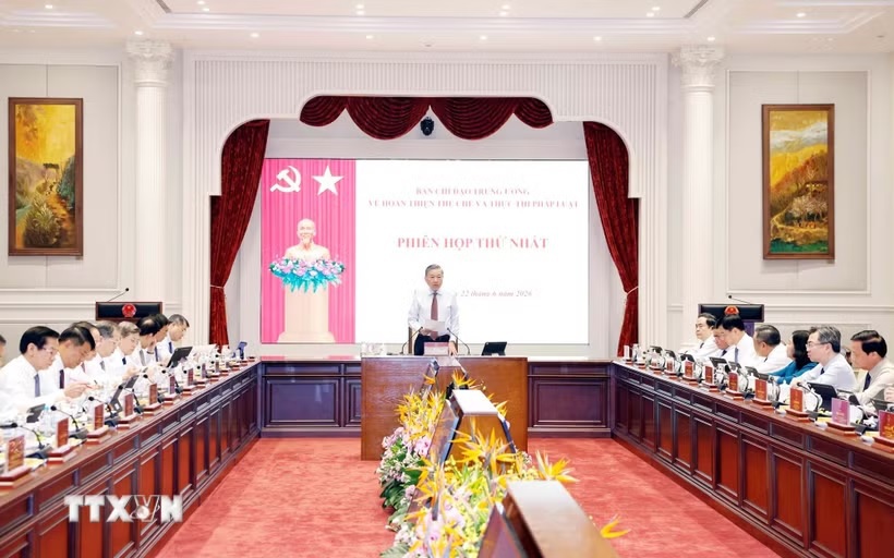 Thông báo kết luận của Tổng Bí thư, Chủ tịch nước Tô Lâm tại Phiên họp thứ nhất BCĐ Trung ương về hoàn thiện thể chế và thực thi pháp luật