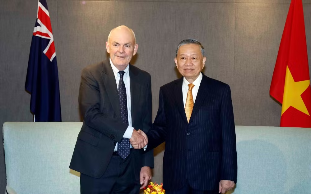 Tổng Bí thư, Chủ tịch nước Tô Lâm tiếp Quyền Chủ tịch Hội Hữu nghị New Zealand-Việt Nam