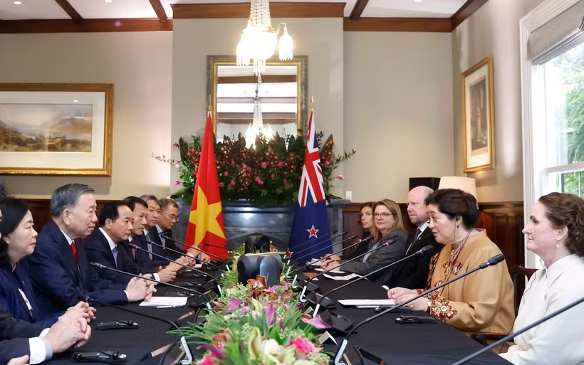 Tổng Bí thư, Chủ tịch nước Tô Lâm hội kiến Toàn quyền New Zealand