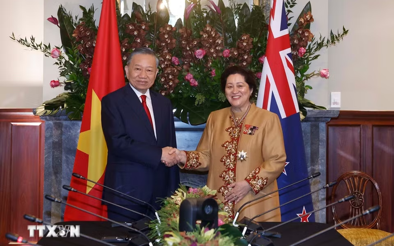 Tuyên bố chung giữa Việt Nam và New Zealand nhân chuyến thăm cấp Nhà nước của Tổng Bí thư, Chủ tịch nước Tô Lâm tới New Zealand