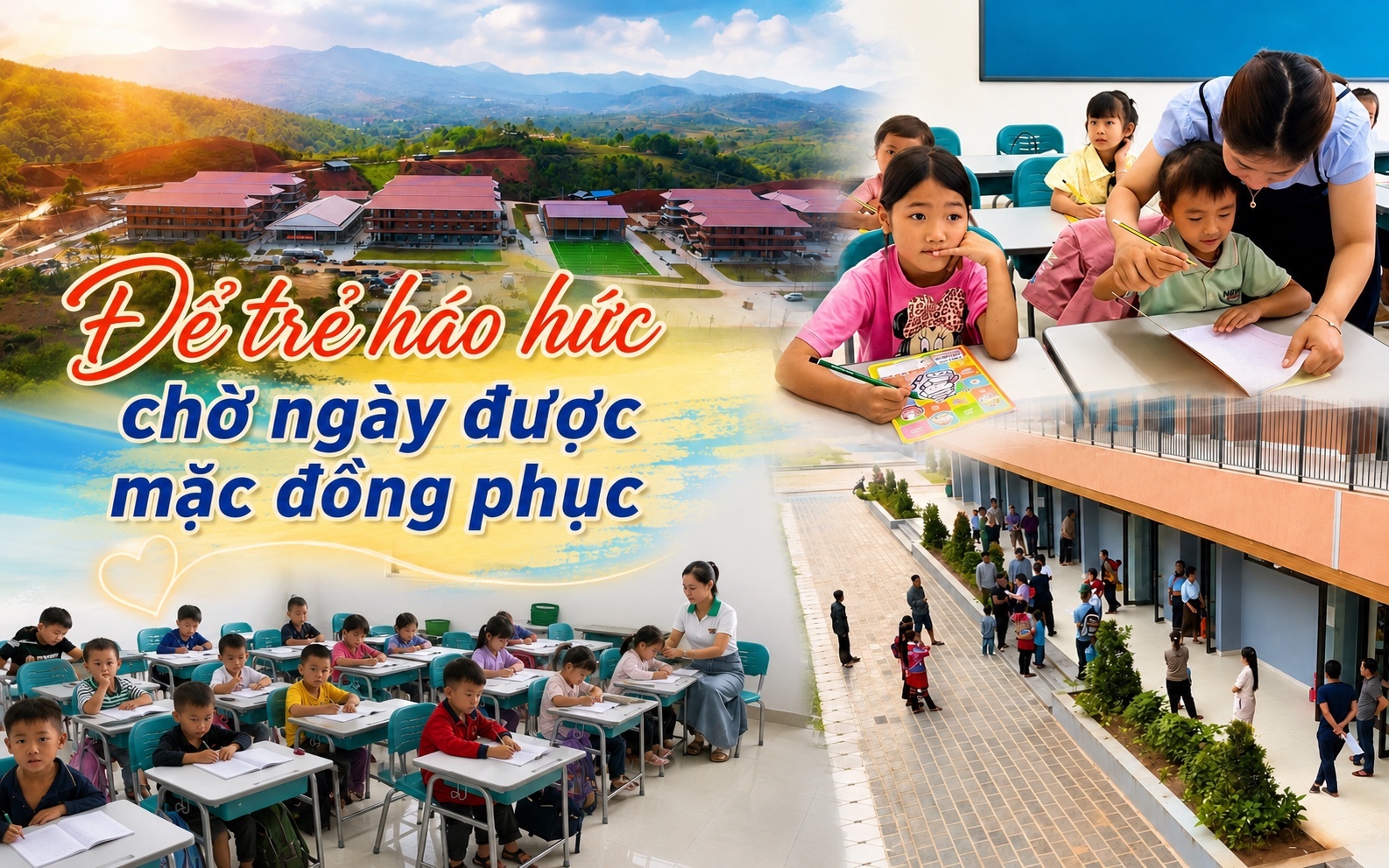Để trẻ háo hức chờ ngày được mặc đồng phục- Ảnh 1.