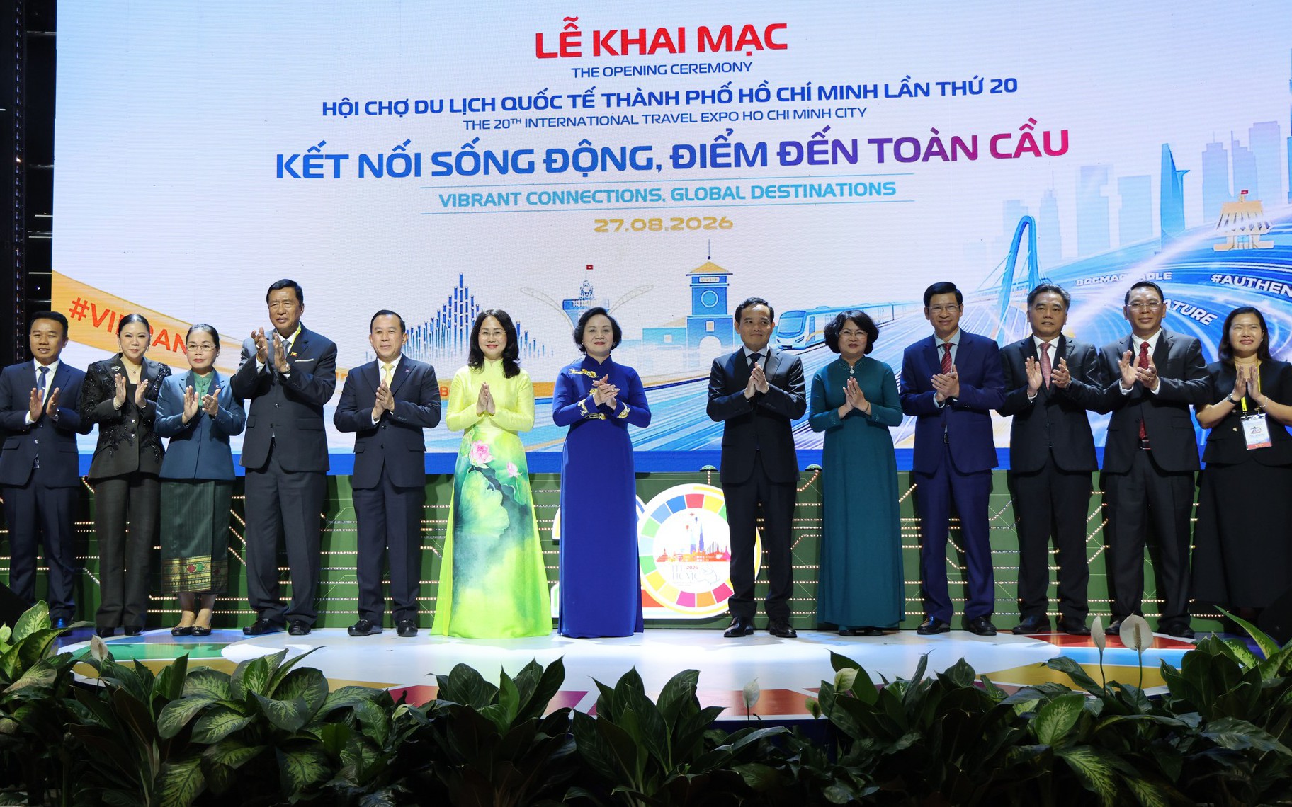 Khai mạc Hội chợ Du lịch Quốc tế TPHCM lần thứ 20: Kết nối sống động – Điểm đến toàn cầu