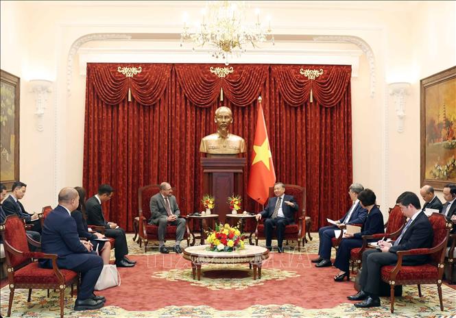 Tổng Bí thư, Chủ tịch nước Tô Lâm tiếp Chủ tịch kiêm Tổng Giám đốc Điều hành Tập đoàn Qualcomm- Ảnh 3.