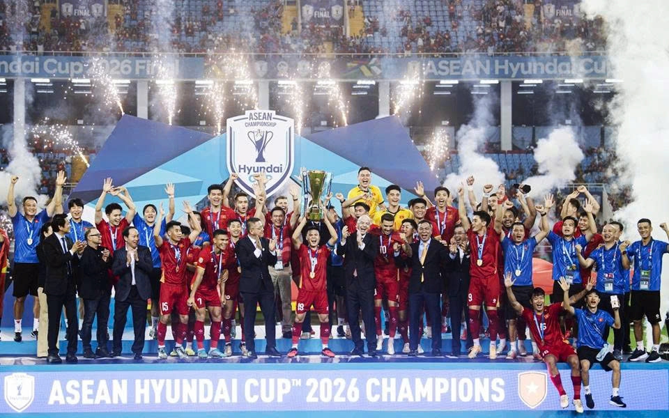 Thủ tướng gửi thư chúc mừng Đội tuyển Bóng đá nam bảo vệ thành công ngôi vô địch ASEAN Hyundai Cup 2026