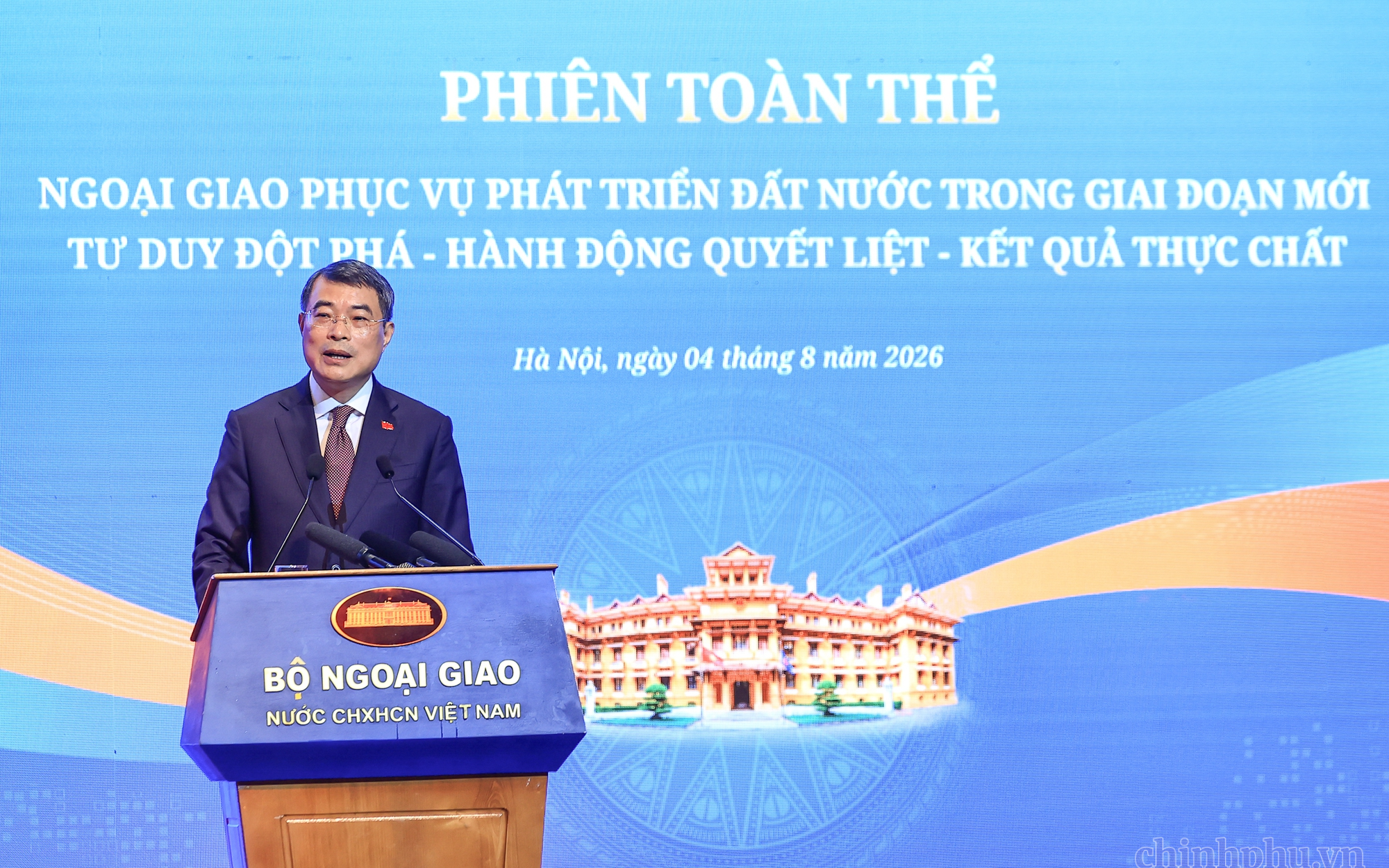 Phát biểu của Thủ tướng Lê Minh Hưng tại Hội nghị Ngoại giao lần thứ 33
