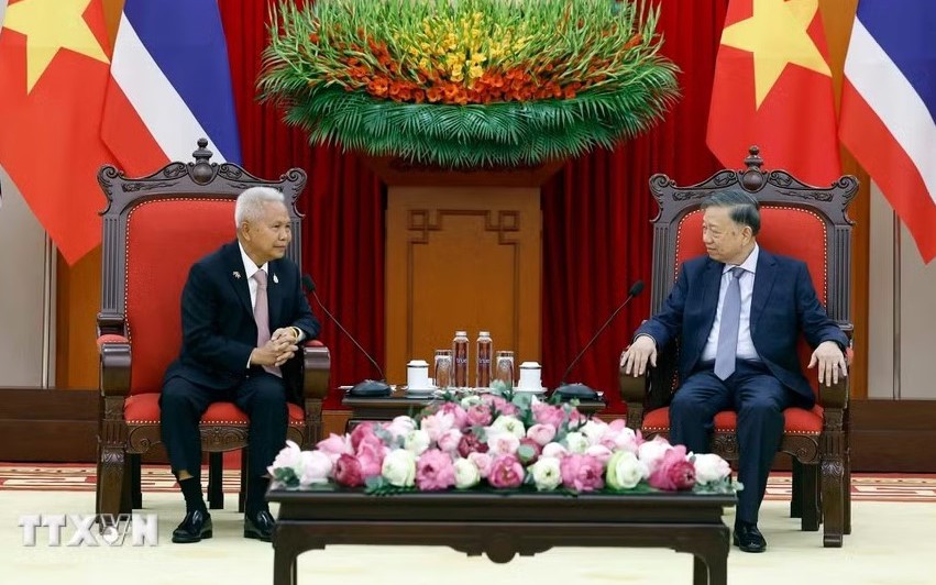 Tổng Bí thư, Chủ tịch nước Tô Lâm tiếp Chủ tịch Quốc hội kiêm Chủ tịch Hạ viện Vương quốc Thái Lan