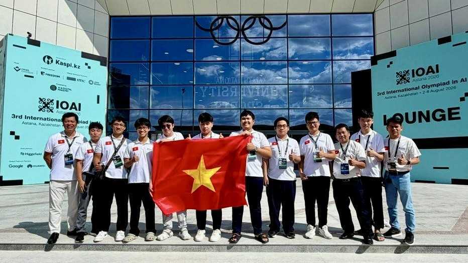 Việt Nam giành 7 huy chương tại Olympic Trí tuệ nhân tạo quốc tế 2026- Ảnh 1.