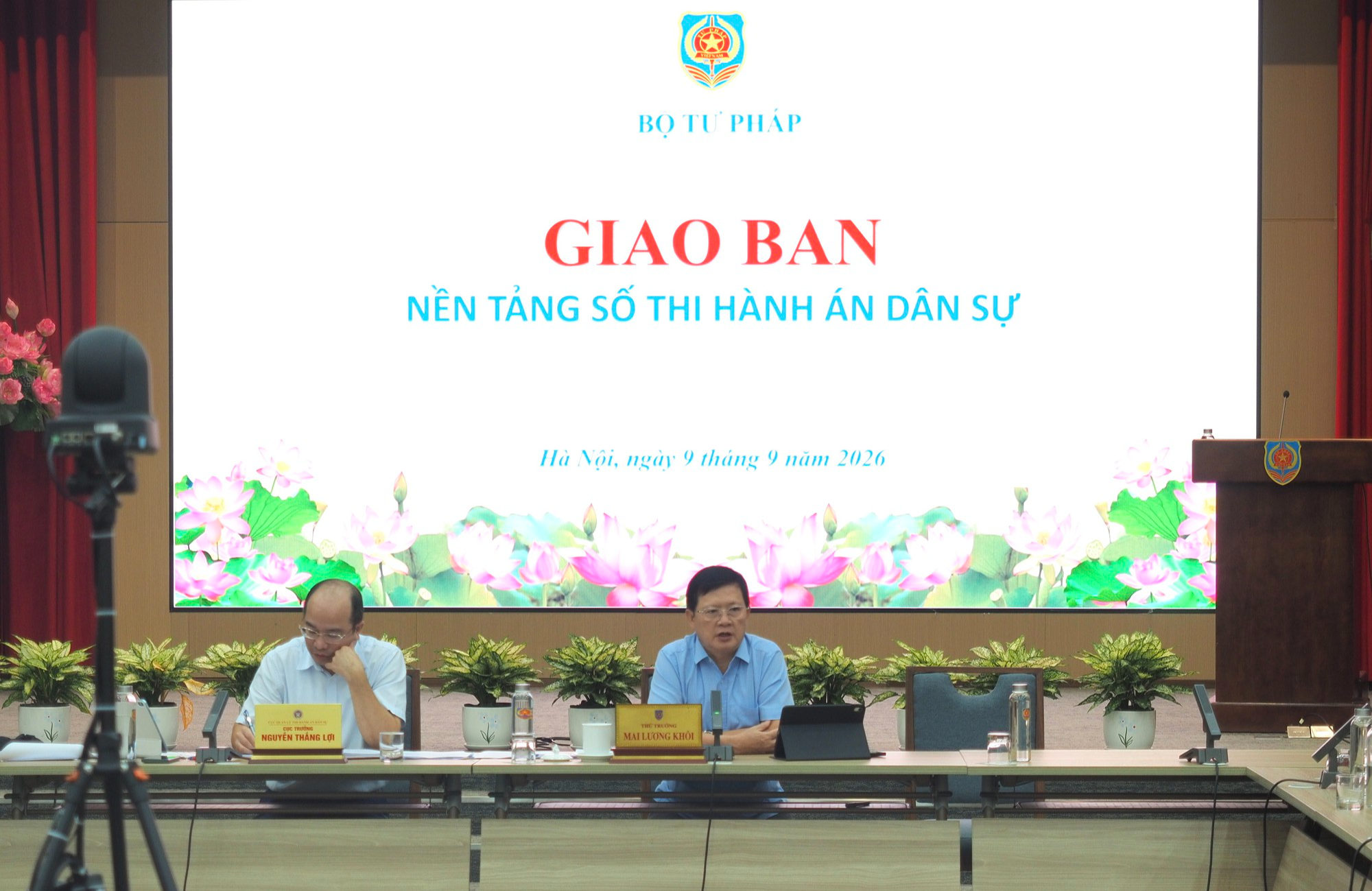 Nền tảng số phải trở thành công cụ nâng cao hiệu quả thi hành án dân sự- Ảnh 1.