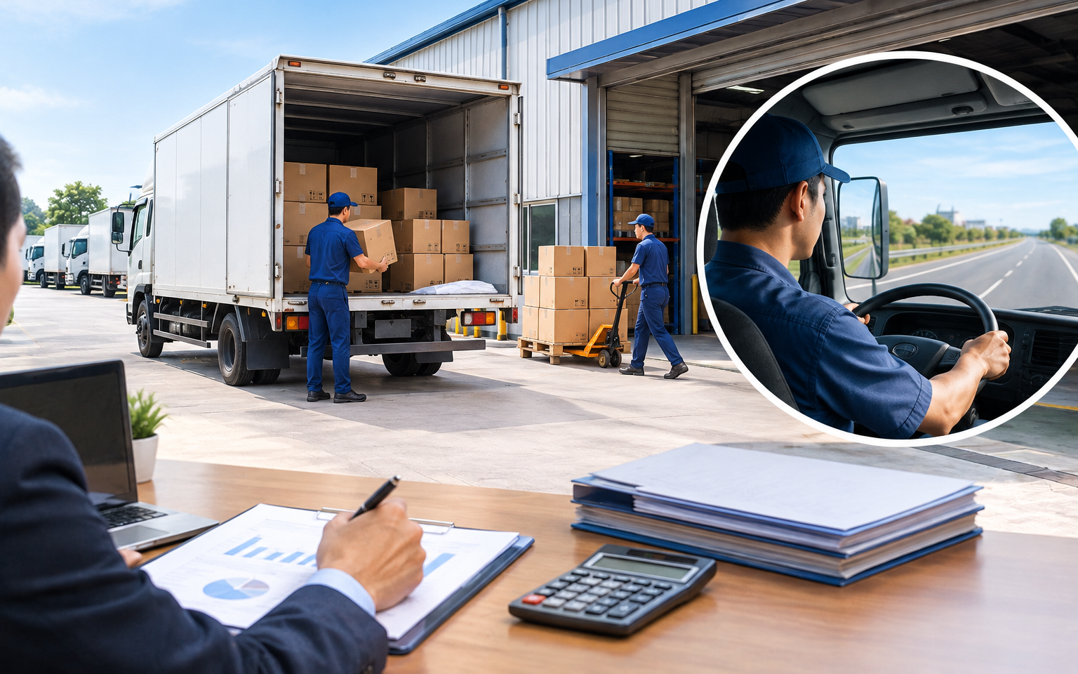 Xe chở hàng nội bộ của doanh nghiệp có phải là kinh doanh vận tải?