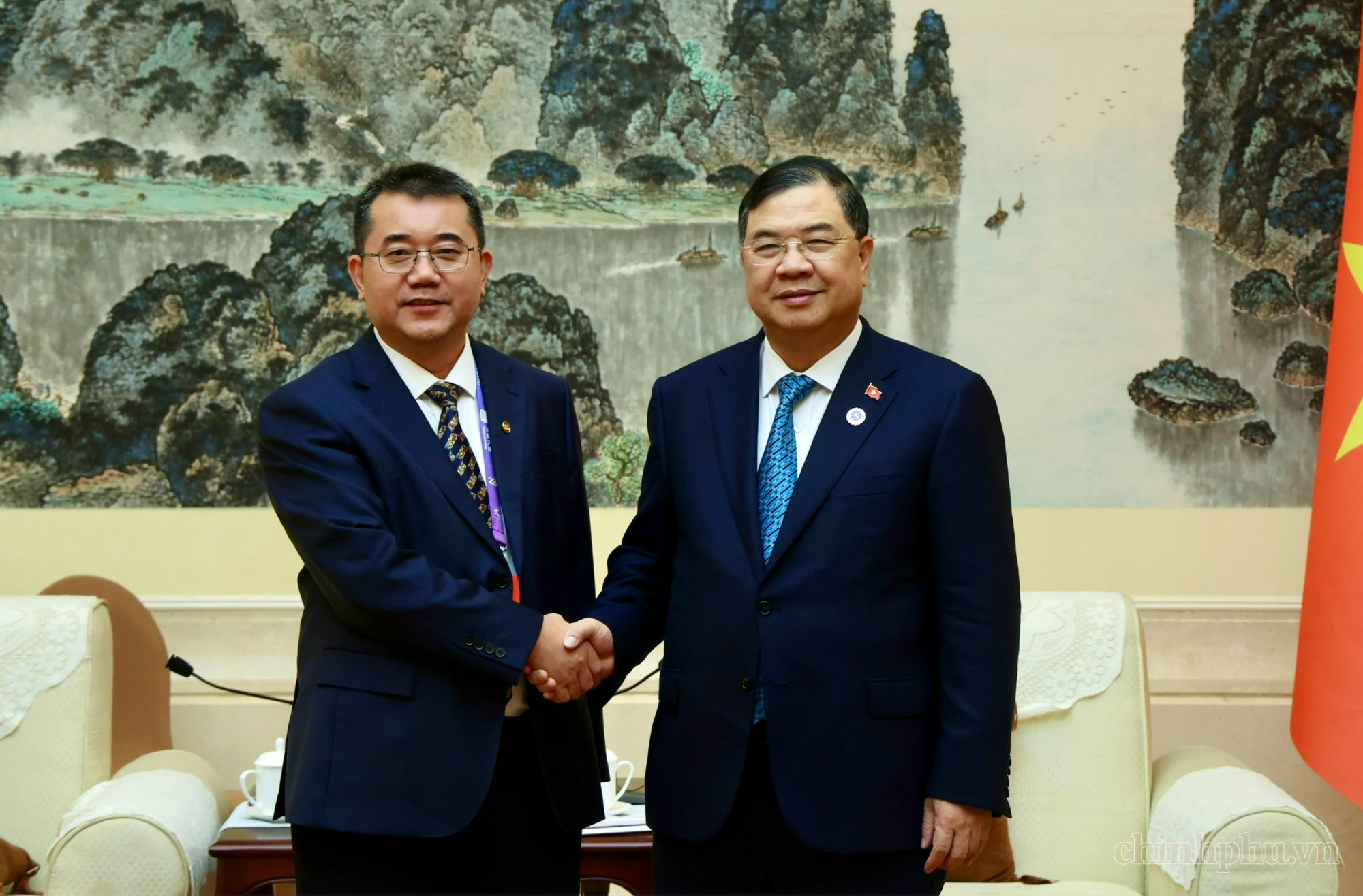 Phó Thủ tướng Thường trực Phạm Gia Túc tiếp lãnh đạo một số tập đoàn lớn của Trung Quốc- Ảnh 5.