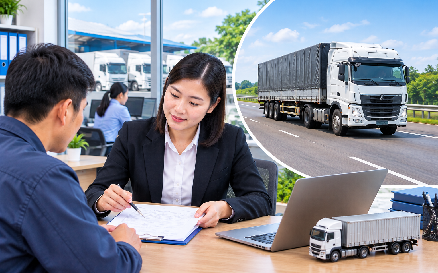 Điều kiện cấp giấy phép vận tải đường bộ quốc tế cho chi nhánh