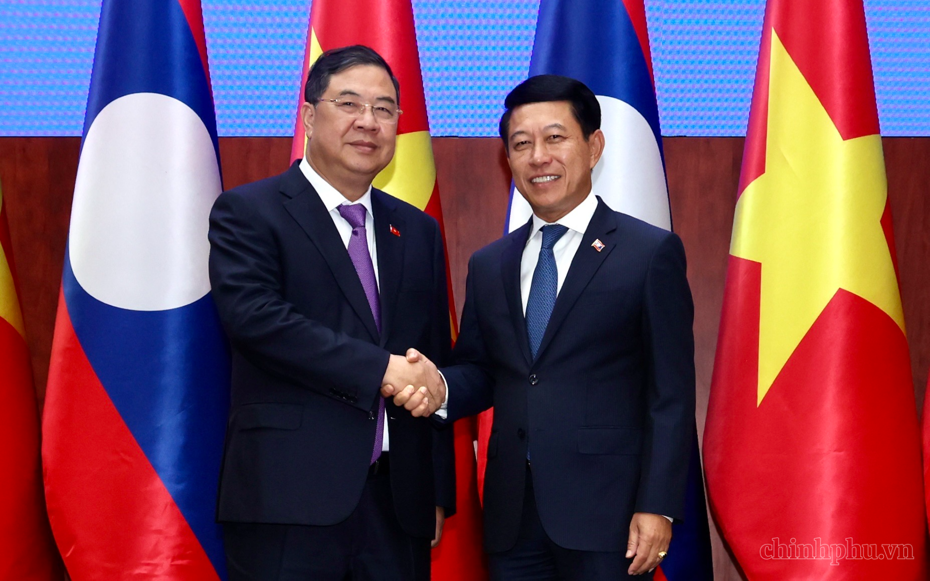 Phó Thủ tướng Thường trực Phạm Gia Túc hội đàm, thúc đẩy gắn kết chiến lược Việt Nam-Lào