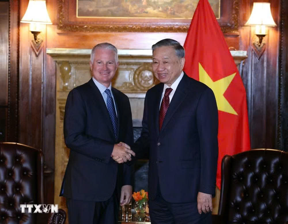 Tổng Bí thư, Chủ tịch nước Tô Lâm tiếp lãnh đạo một số tập đoàn Hoa Kỳ- Ảnh 1.