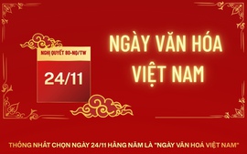 Xây dựng “Ngày Văn hóa Việt Nam - 24/11” trở thành thương hiệu văn hóa quốc gia