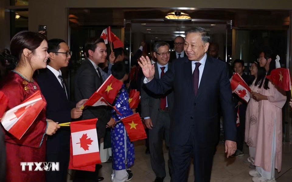 Tổng Bí thư, Chủ tịch nước Tô Lâm bắt đầu chuyến thăm cấp Nhà nước tới Canada