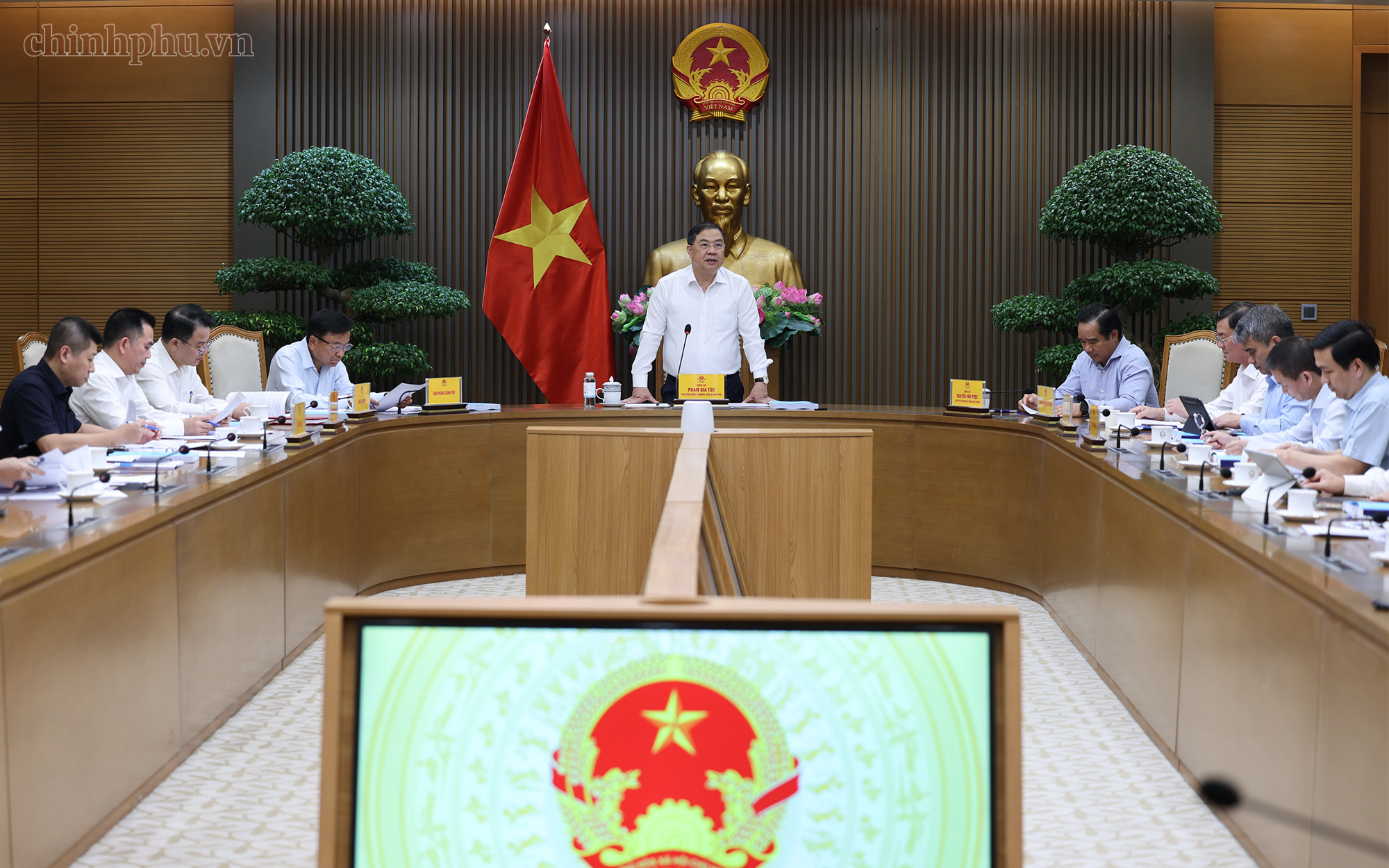 Phó Thủ tướng Thường trực Phạm Gia Túc chủ trì họp tháo gỡ vướng mắc cho một số dự án BT tại Khu đô thị mới Thủ Thiêm (TPHCM)