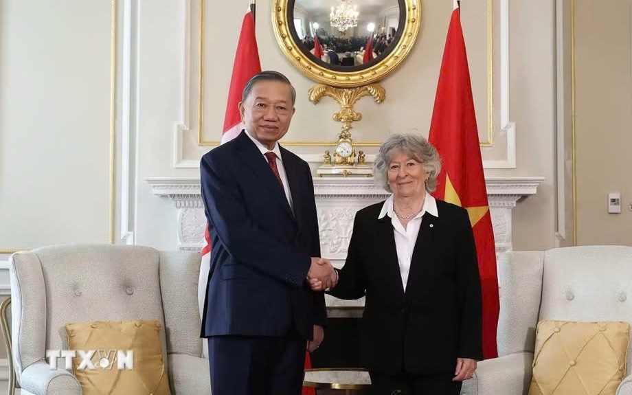 Tổng Bí thư, Chủ tịch nước Tô Lâm hội kiến với Toàn quyền Canada Louise Arbour