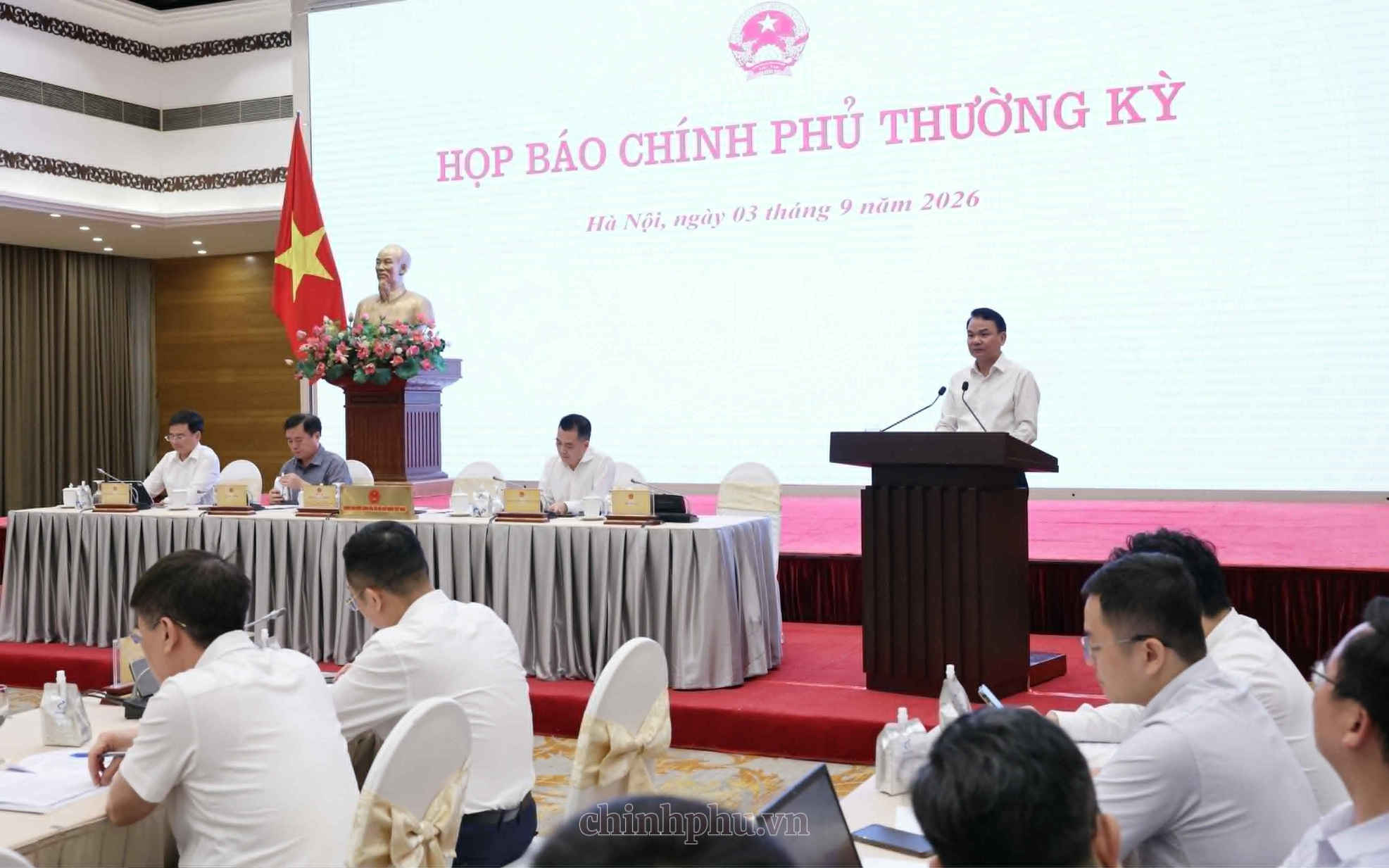 Họp báo Chính phủ thường kỳ tháng 8: Kinh tế vĩ mô ổn định, các cân đối lớn được bảo đảm