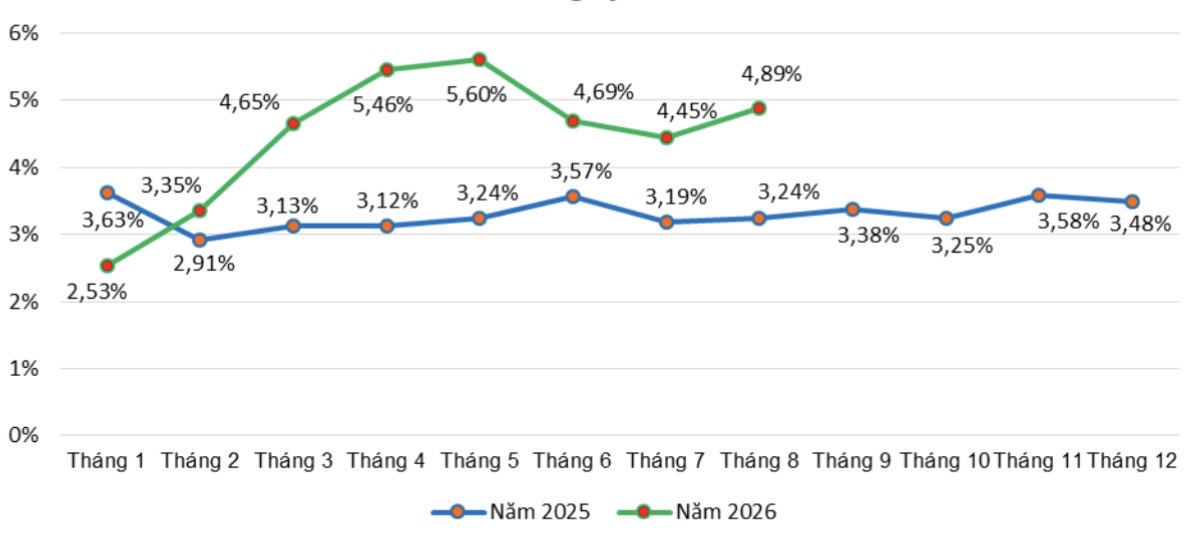 CPI tháng 8/2026 tăng 0,47%- Ảnh 2.