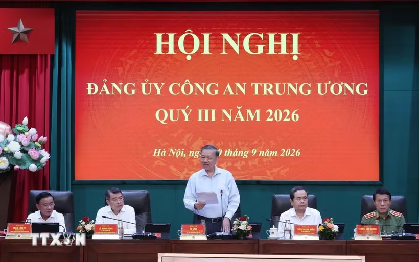 Tổng Bí thư, Chủ tịch nước Tô Lâm dự Hội nghị Đảng ủy Công an Trung ương