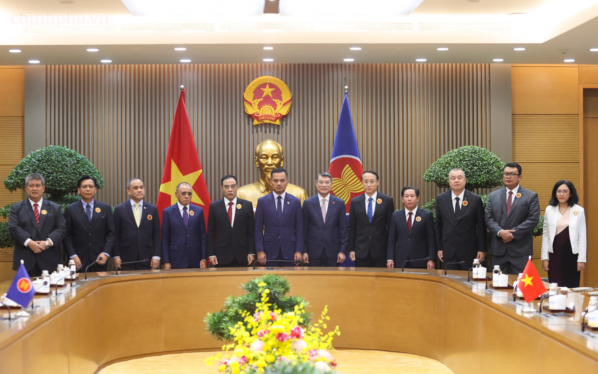 Thủ tướng tiếp đoàn lãnh đạo cơ quan thực thi pháp luật các nước ASEAN