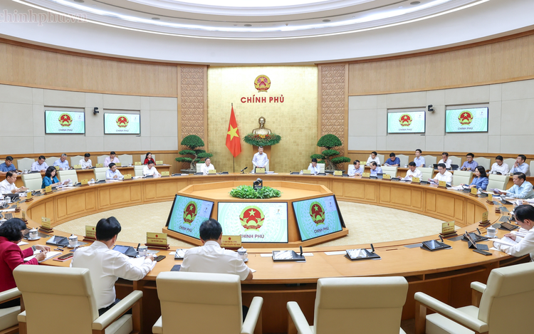 Nghị quyết phiên họp Chính phủ thường kỳ tháng 8/2026