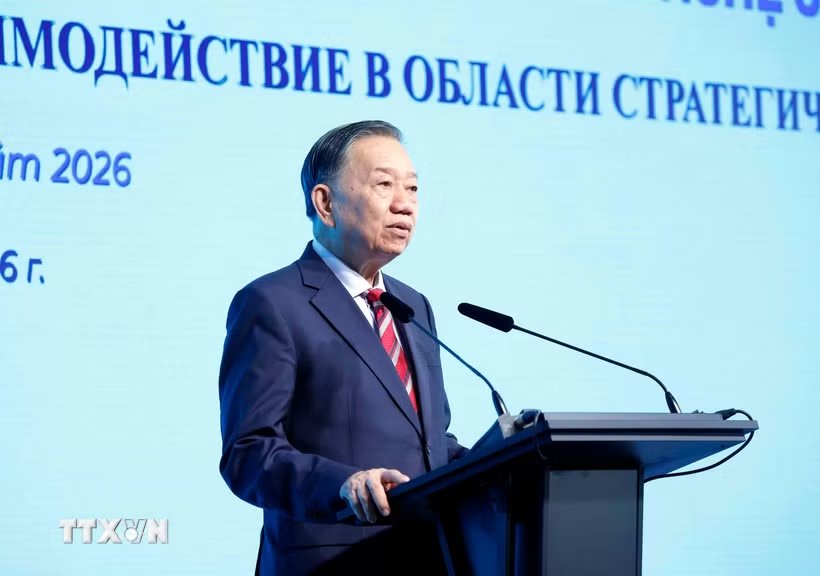 Tổng Bí thư, Chủ tịch nước Tô Lâm dự Diễn đàn Khoa học công nghệ Việt Nam - Liên bang Nga- Ảnh 1.