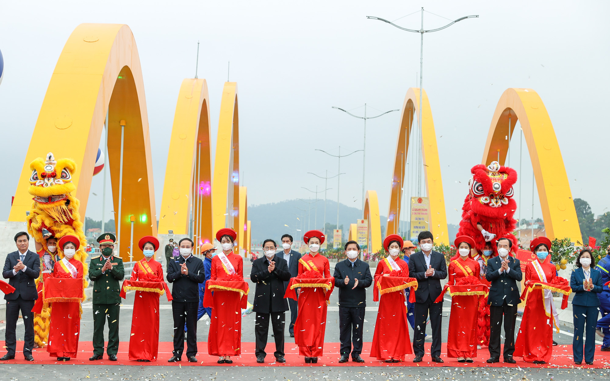 Major transport projects inaugurated in Quang Ninh