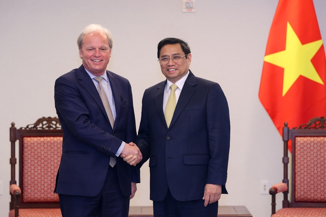 PM meets WB Managing Director of Operations, executives of U.S. corporations  - Ảnh 1.