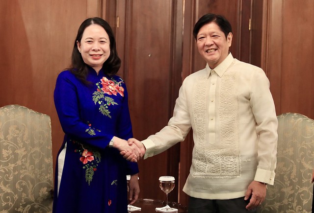 Vice President Vo Thi Anh Xuan meets Philippine President - Ảnh 1.