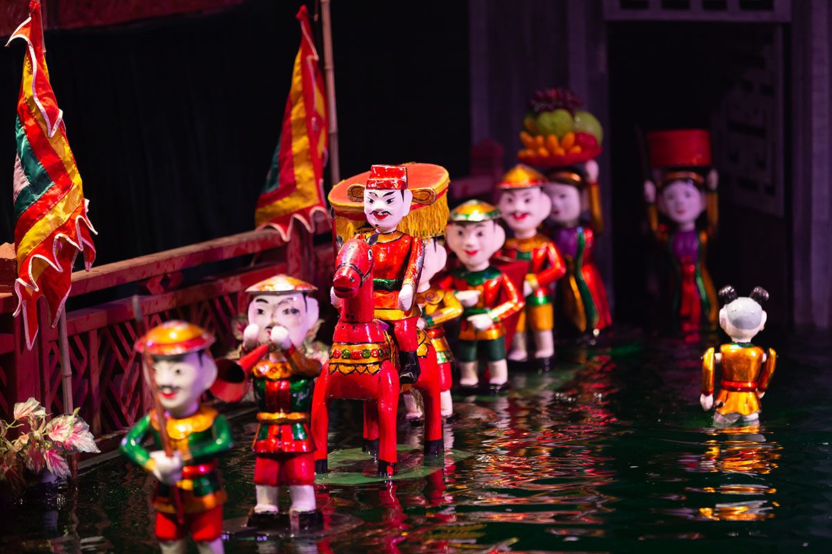 Water puppetry, a unique folk art form of Viet Nam - Ảnh 3.