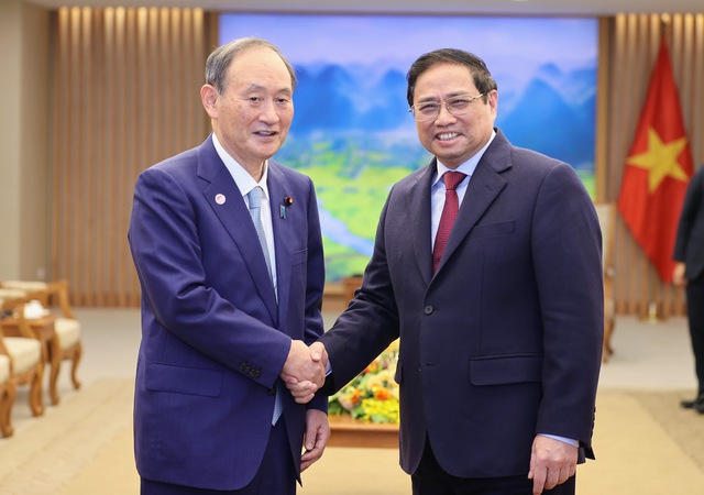 Prime Minister receives Japanese former Prime Minister - Ảnh 1. Prime Minister receives Japanese former Prime Minister - Ảnh 1.