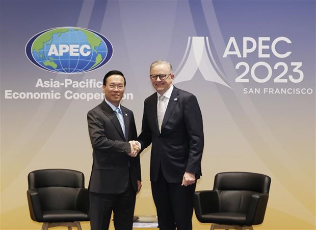 President meets Australian, Peruvian leaders on sidelines of APEC Economic Leaders’ Week- Ảnh 1.