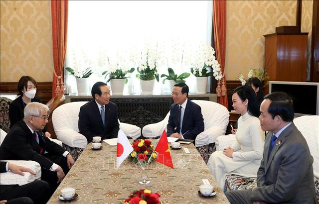 President meets top Japanese legislators - Ảnh 1.