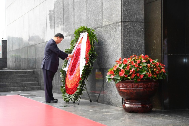 Chinese Party chief pays tribute to President Ho Chi Minh- Ảnh 2.