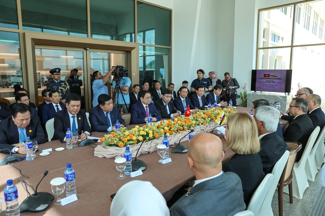 PM holds roundtable discussion with Brunei energy, oil and gas firms - Ảnh 1.