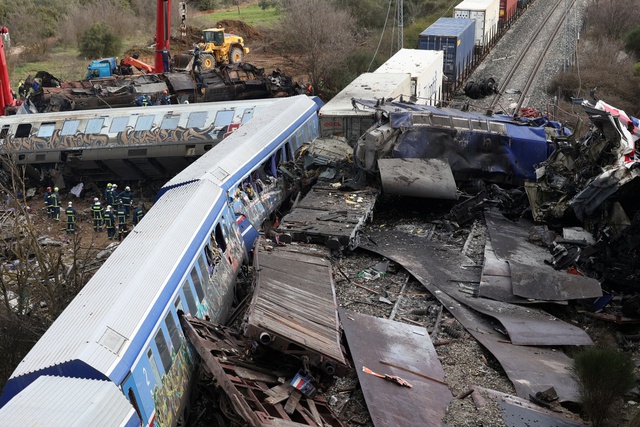 Leaders send condolences to Greek counterparts over train crash - Ảnh 1. Leaders send condolences to Greek counterparts over train crash - Ảnh 1.