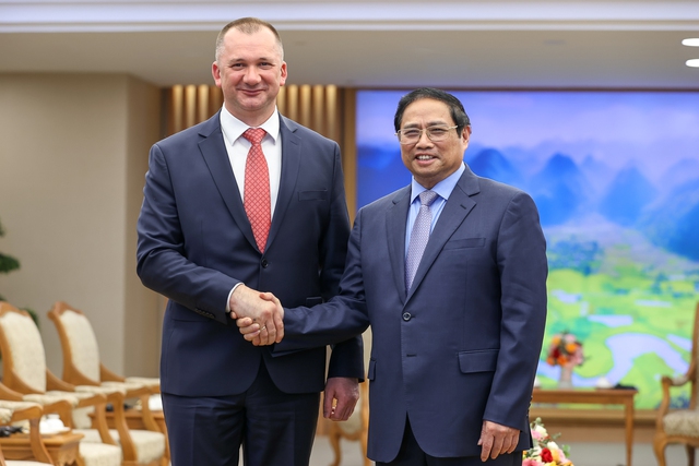 Prime Minister receives Belarusian Minister of Internal Affairs - Ảnh 1.