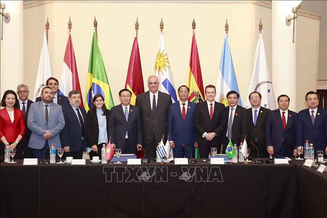 NA Chairman holds talks with MERCOSUR Parliament’s leaders - Ảnh 1.