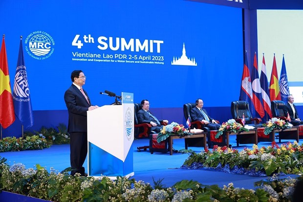 Fourth MRC Summit issues Vientiane Declaration - Ảnh 1.