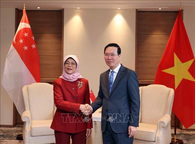 President holds meetings with foreign leaders in UK  - Ảnh 1.