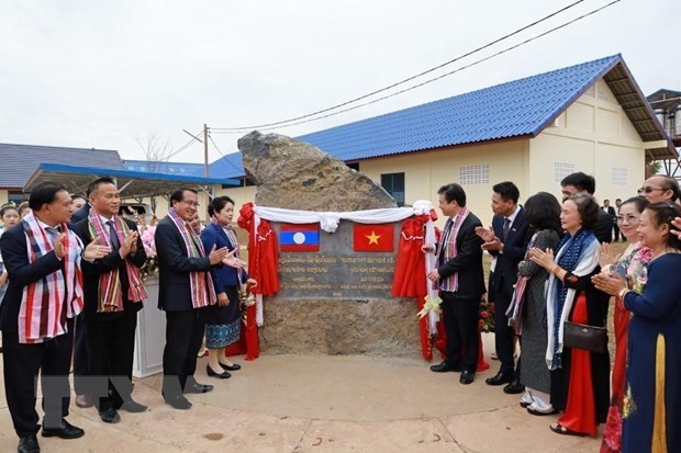 Viet Nam funds construction of school in Lao Xayaboury province - Ảnh 1.
